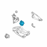 OEM 2012 BMW X5 Engine Motor Mount Left Diagram - 22-11-6-865-145