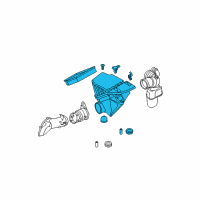 OEM 2009 BMW 535i xDrive Intake Silencer Diagram - 13-71-7-577-780