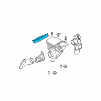 OEM 2008 BMW 535i Air Filter Diagram - 13-71-7-521-033