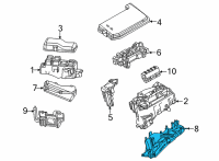 OEM 2017 Toyota Mirai Lower Cover Diagram - 82663-62010