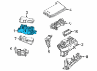 OEM 2019 Toyota Mirai Relay Box Diagram - 82743-33030