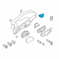 OEM Nissan Kicks Switch Assy-Hazard Diagram - 25290-5RA0A