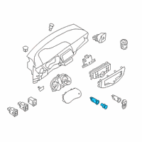 OEM Nissan Maxima Case-Inner Socket Diagram - 25336-4RA0A