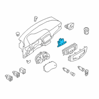 OEM 2019 Nissan Kicks Amplifier - Control, Air Conditioner Diagram - 27760-5RL5C