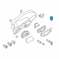 OEM 2020 Nissan Versa Switch Assy-Ignition Diagram - 25150-5RA0A