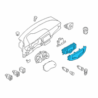 OEM Nissan Controller Assy-Air Conditiner Diagram - 27500-5R00A