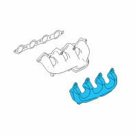 OEM 2012 Chevrolet Camaro Heat Shield Diagram - 12596750