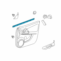 OEM 2007 Toyota RAV4 Belt Weatherstrip Diagram - 68171-0R010