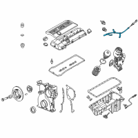 OEM 2002 BMW Z3 Guide Tube Diagram - 11-43-7-503-573