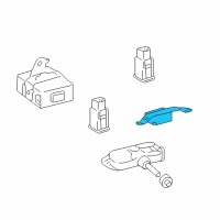 OEM Lexus Receiver Assy, Tire Pressure Monitor Diagram - 89760-33022