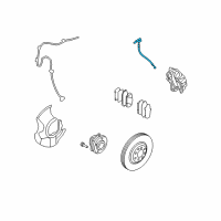 OEM 2012 Hyundai Veracruz Hose-Brake Diagram - 58731-3J000