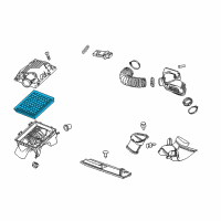 OEM 2013 Buick LaCrosse Filter Element Diagram - 55560894