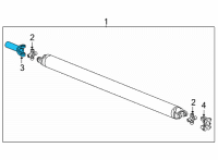 OEM GMC Slip Yoke Diagram - 84620578