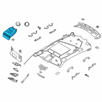 OEM Infiniti QX50 Lamp Assembly Map Diagram - 26430-5NB0B