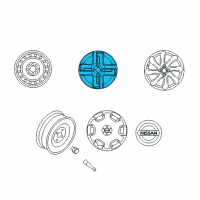 OEM 2009 Nissan Cube Aluminum Wheel Diagram - D0300-1FC2B