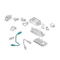 OEM Hyundai Genesis Sensor Assembly-Oxygen, Front(RH) Diagram - 39210-3C510