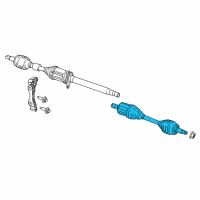 OEM Chrysler Voyager Shaft-Axle Half Diagram - 68494387AA