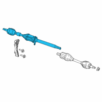 OEM 2020 Chrysler Voyager Shaft-Axle Half Diagram - 68494386AA