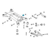 OEM 2001 BMW 750iL Rubber Mounting Rear Diagram - 33-17-1-090-089