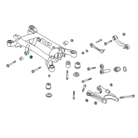 OEM 2006 BMW 750Li Combination Nut Diagram - 33-32-6-760-380