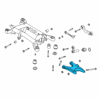 OEM 2000 BMW 750iL Left Swing Part Diagram - 33-32-1-090-031