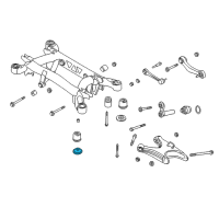 OEM BMW 750iL Stopper, Front Diagram - 33-31-1-090-844