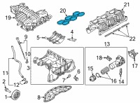 OEM Kia K900 Gasket-Surge Tank Diagram - 292153L100