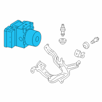 OEM Honda Modulator Assembly, Abs Diagram - 57110-TM8-405