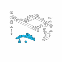 OEM Pontiac Lower Control Arm Diagram - 22947665
