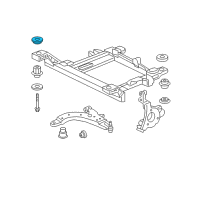 OEM 2006 Chevrolet Monte Carlo Upper Insulator Diagram - 15240243