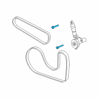 OEM Chrysler Bolt-HEXAGON FLANGE Head Diagram - 6503553