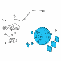 OEM 2016 Ford Fusion Booster Assembly Diagram - DG9Z-2005-B