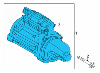 OEM 2020 Hyundai Sonata Starter Assy Diagram - 36100-2S000