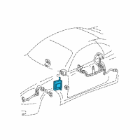 OEM 2004 Lexus SC430 Computer Assy, Skid Control Diagram - 89540-24170