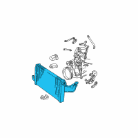 OEM 1985 Chevrolet Astro Condenser Asm-A/C Diagram - 3055040