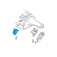 OEM 2007 Dodge Ram 1500 INSULATOR-Engine Mount Diagram - 55366604AC