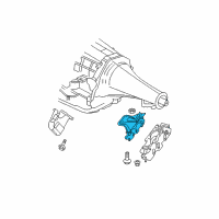 OEM 2007 Dodge Ram 1500 Bracket-Transmission Mount Diagram - 55366622AI