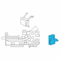 OEM 2012 Lexus ES350 Computer Assy, Distance Control Diagram - 88240-33220