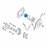 OEM 2022 Nissan Sentra Bearing Assy-Front Wheel Diagram - 40210-6LB0A