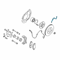 OEM 2018 Nissan Kicks Hose Assy-Brake, Front Diagram - 46210-5RB0B