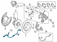OEM 2022 Honda Civic HARNESS, R- EPB Diagram - 47510-T20-A01