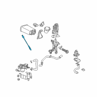 OEM 2006 Cadillac CTS Front Oxygen Sensor Diagram - 12580466