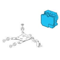 OEM 2021 Toyota Tacoma ABS Control Unit Diagram - 44050-04260