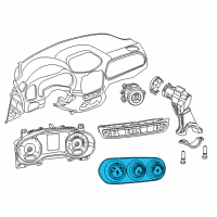 OEM Jeep Air Conditioner And Heater Control Diagram - 6VN78LXHAA