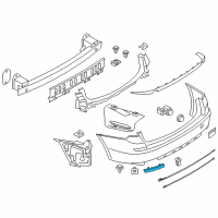 OEM 2014 BMW 535i GT xDrive Rear Reflector, Rear Left Diagram - 63-14-7-318-557