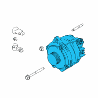 OEM 2016 Ford Police Interceptor Utility Alternator Diagram - GB5Z-10346-B