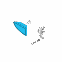 OEM Ford Focus Fog Lamp Assembly Diagram - YS4Z-15L203-BB