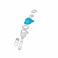 OEM 2007 Ford Five Hundred Upper Mount Diagram - 5F9Z-18192-AC