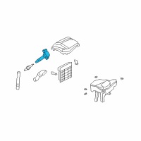 OEM 2012 Toyota Sequoia Coil Assembly Diagram - 90919-A2005
