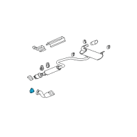 OEM Saturn Converter & Pipe Gasket Diagram - 22626930